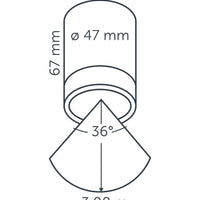MINI SCOPE CEILING ‒ Small Outdoor Ceiling Downlight