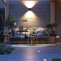 HALO UP-DOWN DARK - Modern Outdoor Wall Lights