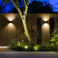 HALO UP-DOWN DARK 100-230V - Modern Outdoor Wall Lights
