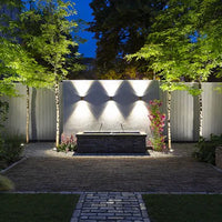 ACE UP-DOWN 100-230V CORTEN ‒ 4’’ Exterior Wall Light