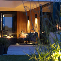 EVO DOWN DARK 100-230V - 12" Modern Outdoor LED Wall Light - Special Order