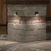 WEDGE DARK ‒ 3.9" Black LED Deck Post Light