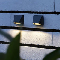 WEDGE ‒ 3.9" Silver LED Deck Post Light