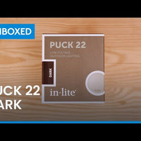 PUCK 22 DARK ‒ 7/8'' Low Voltage Deck Light