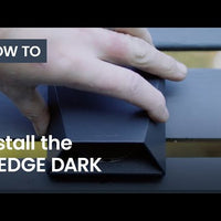 WEDGE ‒ 3.9" Silver LED Deck Post Light