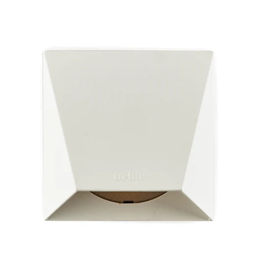 WEDGE WHITE ‒ 3.9" White LED Deck Post Light