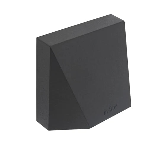 WEDGE DARK ‒ 3.9" Black LED Deck Post Light