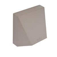 WEDGE ‒ 3.9" Silver LED Deck Post Light
