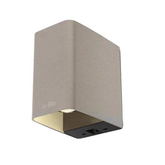ACE DOWN SILVER ‒ LED Outdoor Wall Light