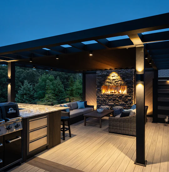 ACE UP-DOWN DARK ‒ 4’’ Exterior Wall Light