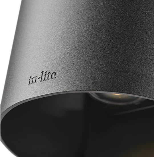 HALO DOWN DARK 100-230V - Modern Outdoor Wall Lights