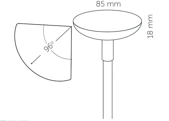 SWAY PEARL GREY ‒ 39" Tall LED Garden Light
