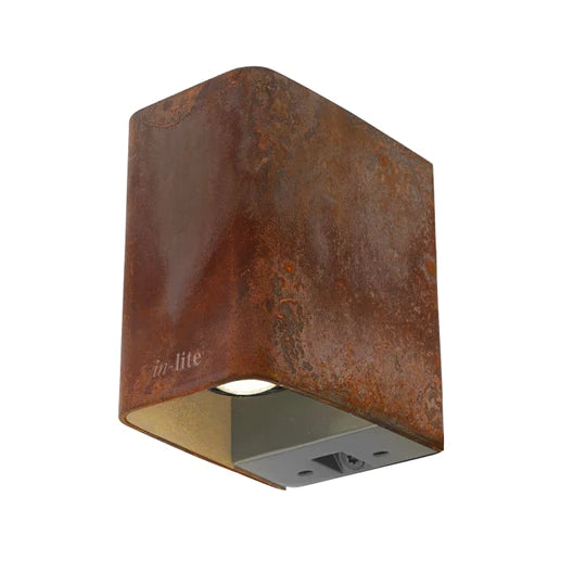 ACE DOWN CORTEN ‒ LED Outdoor Wall Lights - Special Order