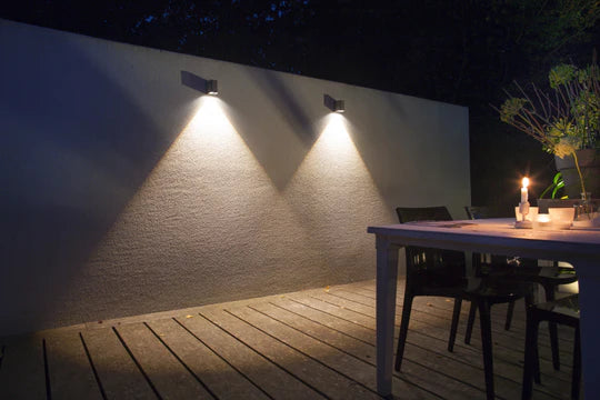 ACE DOWN SILVER ‒ LED Outdoor Wall Light