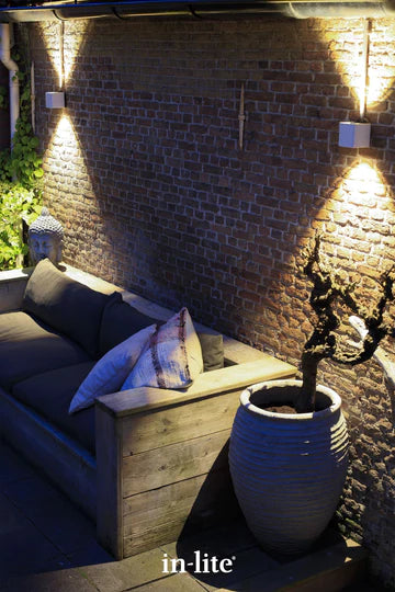 ACE UP-DOWN 100-230V WHITE ‒ Outdoor Wall Light - Special Order