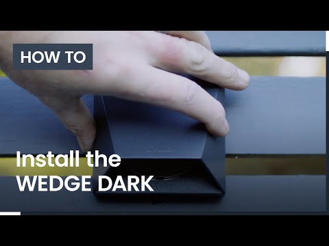 WEDGE ‒ 3.9" Silver LED Deck Post Light