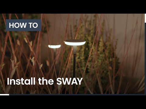 SWAY BLACK ‒ 39" Tall LED Garden Light