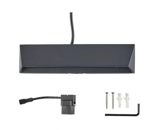 WEDGE SLIM DARK ‒ 3.9" Black LED Wall Light