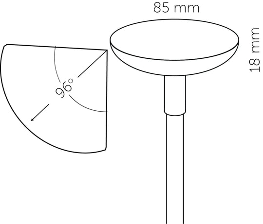 SWAY LOW BLACK ‒ 23.6" Tall LED Garden Light