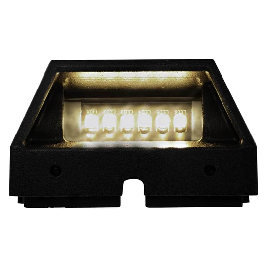 MINI WEDGE DARK ‒ 2.4'' Small Black LED Deck Post Light