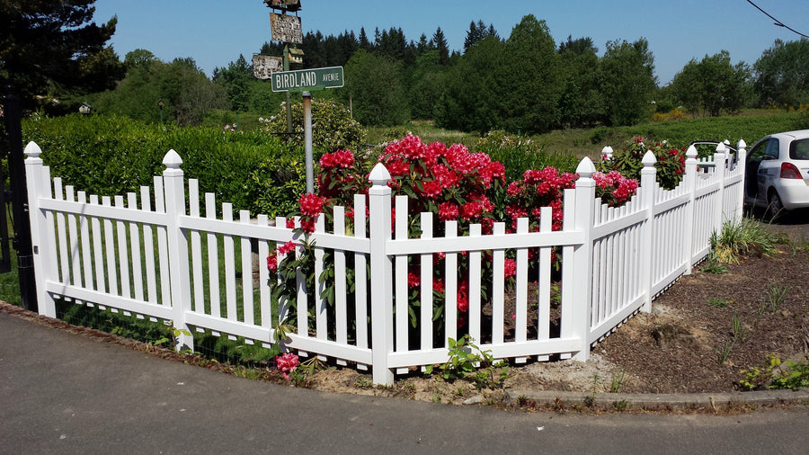 White Twisp Vinyl Posts 4in x 4in x 3ft 6in.- Line Options
