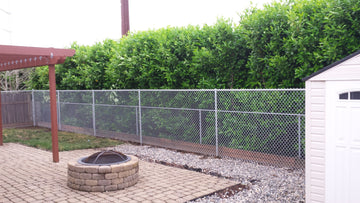 50ft Roll Galvanized Chain Link 11ga. 2in Squares