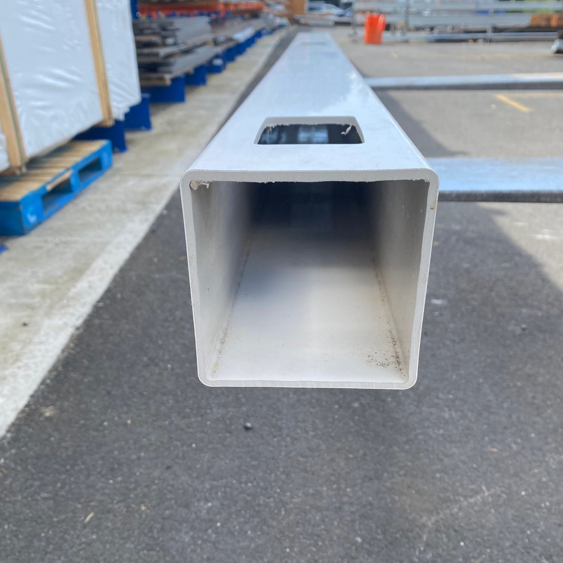 White Hood Vinyl Posts 4in x 4in x 5ft- Line Options