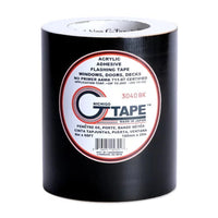 G-Tape Black Acrylic Adhesive Deck Joist Top Flashing- Size Options