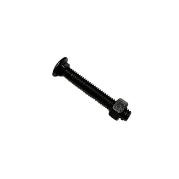 Chain Link 3/8 x 2-1/2 Carriage Bolt w/Nut (use with 1-7/8 post)- Black or Galvanized
