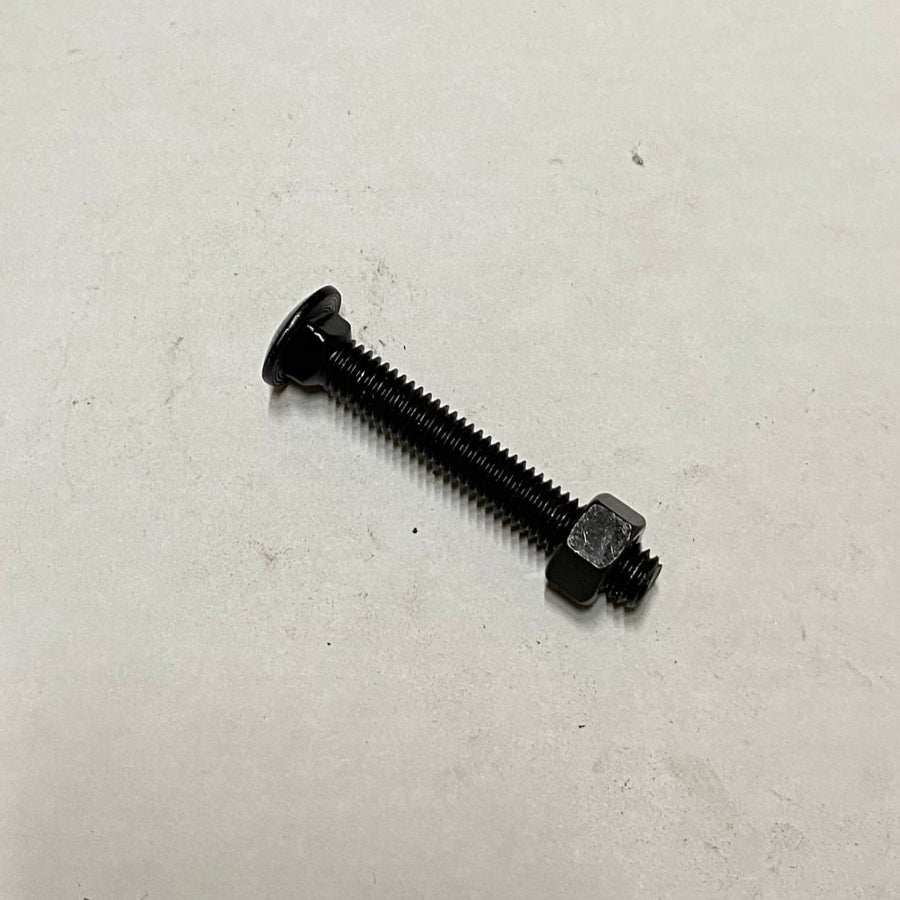 Chain Link 3/8 x 2-1/2 Carriage Bolt w/Nut (use with 1-7/8 post)- Black or Galvanized