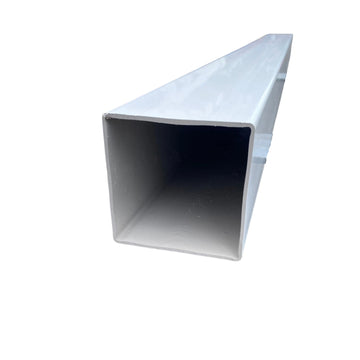 White Vinyl Post 5x5in Ranch, 3ft Fence, 2 Rail