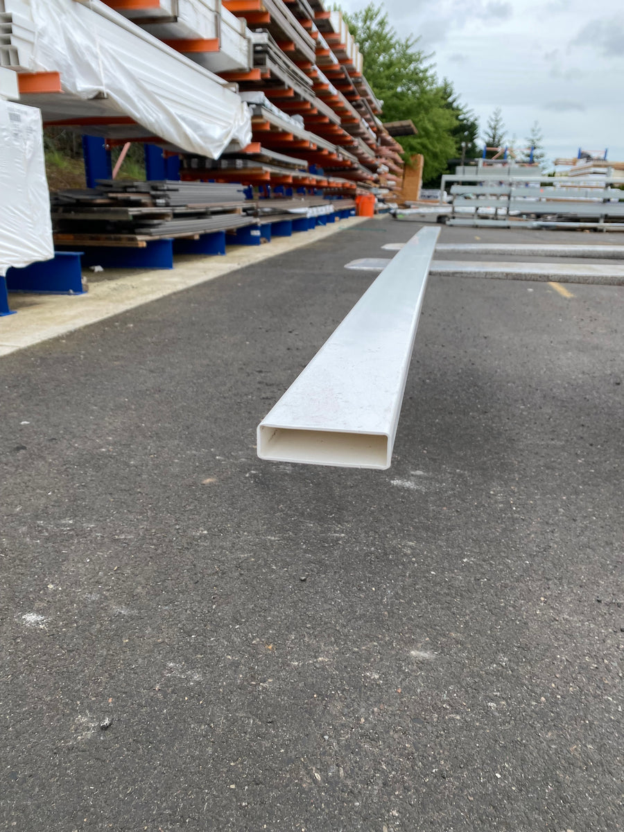 White Hood Vinyl Picket 7/8in x 3in- Height Options