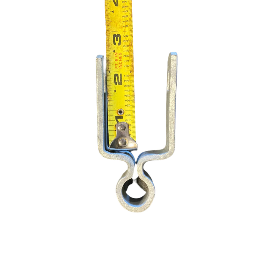 1-1/2" Sq. Galvanized Steel Female Gate Hinge x 5/8" Pintle