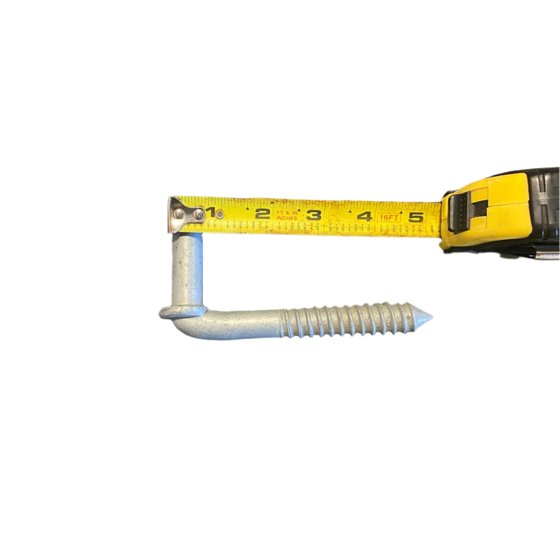 5/8" x 4-1/2" Galvanized J-Bolt Lag Screw Hinge