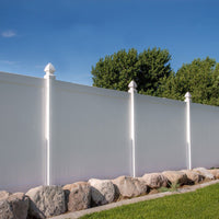 White Vinyl Post 5x5in 16ft (Blank) from National Vinyl Products