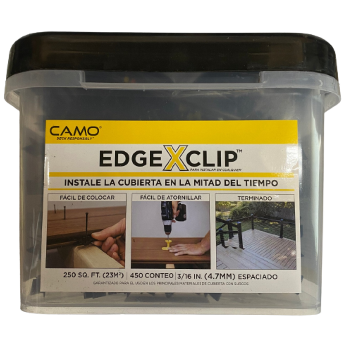Camo Edge X Clip Decking Fastener- Size Options- bit included