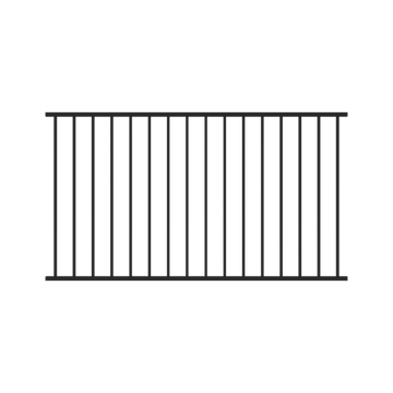 RDI Excalibur Railing Panels- Matte Black Powder Coated